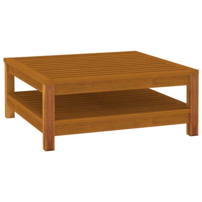 Salon de jardin 2 pcs avec coussins gris foncé Bois d'acacia – Image 6