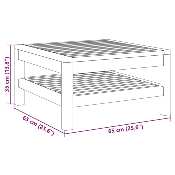 Ensemble de canapés 2 pcs et coussins blanc crème Acacia solide – Image 11