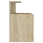 Tables de chevet 2pcs chêne sonoma 40x35x60cm bois d'ingénierie – Image 5