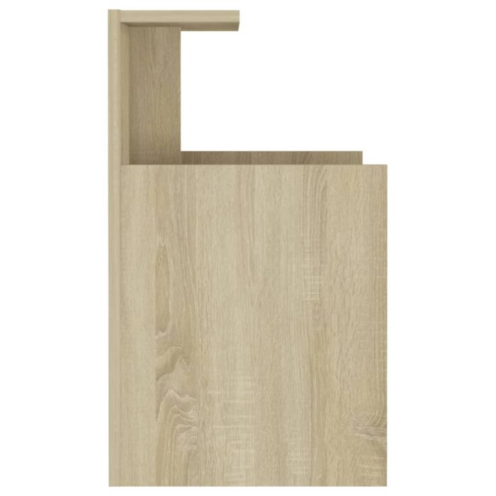 Tables de chevet 2pcs chêne sonoma 40x35x60cm bois d'ingénierie – Image 5