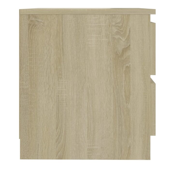 Table de chevet chêne sonoma 50x39x43,5 cm bois d'ingénierie – Image 3