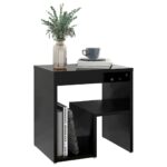 Tables de chevet 2 pcs noir 40x30x40 cm bois d'ingénierie – Image 2