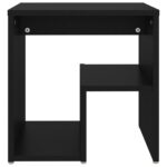 Tables de chevet 2 pcs noir 40x30x40 cm bois d'ingénierie – Image 4