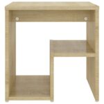 Table de chevet chêne sonoma 40x30x40 cm bois d'ingénierie – Image 2