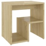 Tables de chevet 2pcs chêne sonoma 40x30x40cm bois d'ingénierie – Image 3