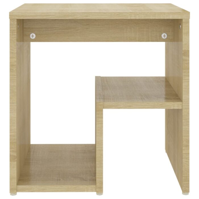 Tables de chevet 2pcs chêne sonoma 40x30x40cm bois d'ingénierie – Image 4