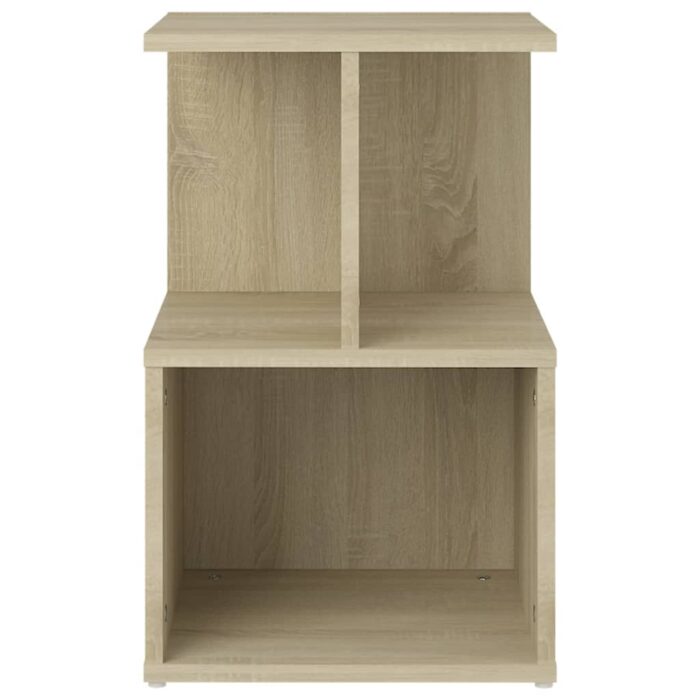 Table de chevet chêne sonoma 35x35x55 cm bois d'ingénierie – Image 2