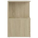Table de chevet chêne sonoma 35x35x55 cm bois d'ingénierie – Image 3