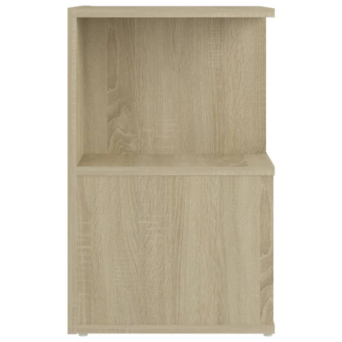 Table de chevet chêne sonoma 35x35x55 cm bois d'ingénierie – Image 3