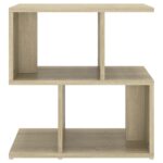 Table de chevet chêne sonoma 50x30x51,5 cm bois d'ingénierie – Image 3