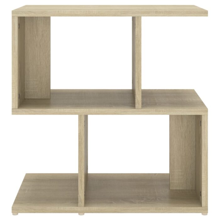 Table de chevet chêne sonoma 50x30x51,5 cm bois d'ingénierie – Image 3
