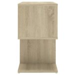 Table de chevet chêne sonoma 50x30x51,5 cm bois d'ingénierie – Image 4