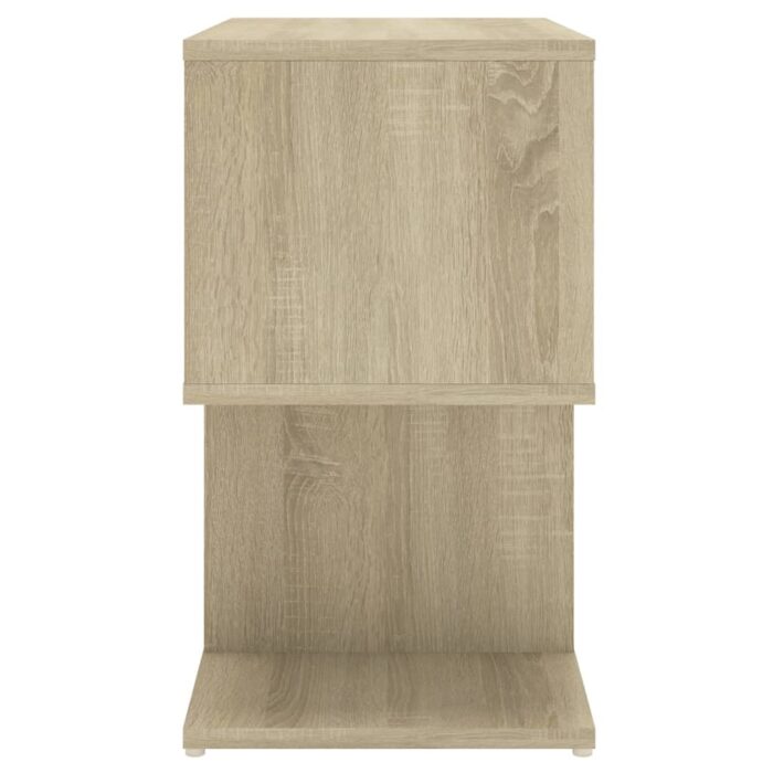 Table de chevet chêne sonoma 50x30x51,5 cm bois d'ingénierie – Image 4