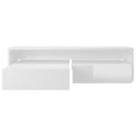 Ensemble de tables basses gigognes blanc brillant – Image 4