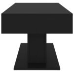 Table basse noir 96x50x45 cm bois d'ingénierie – Image 3
