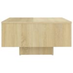 Table basse chêne sonoma 60x60x31,5 cm bois d'ingénierie – Image 3
