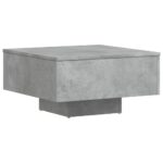 Table basse gris béton 60x60x31,5 cm bois d'ingénierie – Image 5