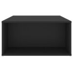 Table basse noir 90x67x33 cm bois d'ingénierie – Image 3