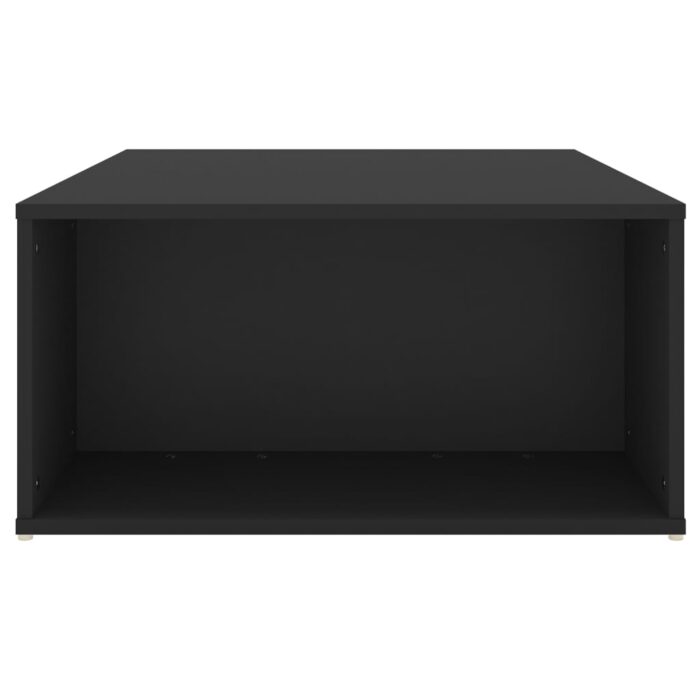Table basse noir 90x67x33 cm bois d'ingénierie – Image 3