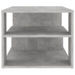 Table basse gris béton 100x50x40 cm bois d'ingénierie – Image 3