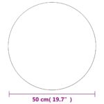 Miroir mural avec lampes LED Rond Verre – Image 12