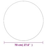 Miroir mural avec lampes LED Rond Verre – Image 12