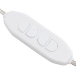 Miroir mural sans cadre avec lampes LED Rectangulaire Verre – Image 11