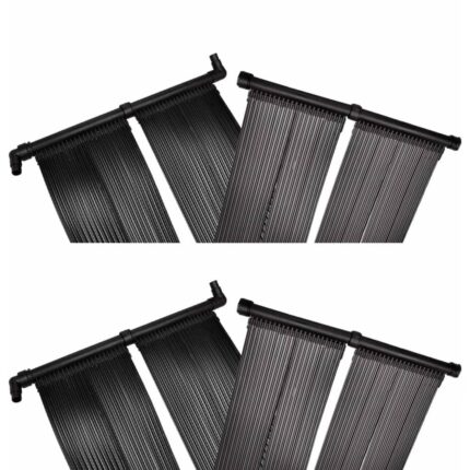 Panneaux solaires de chauffage de piscine 4 pcs 80x620 cm