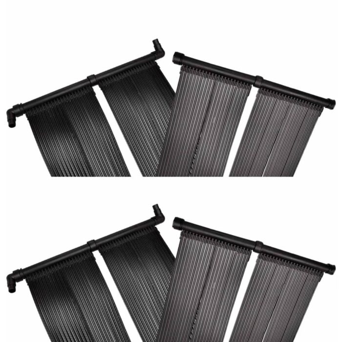 Panneaux solaires de chauffage de piscine 4 pcs 80x620 cm – Image 1