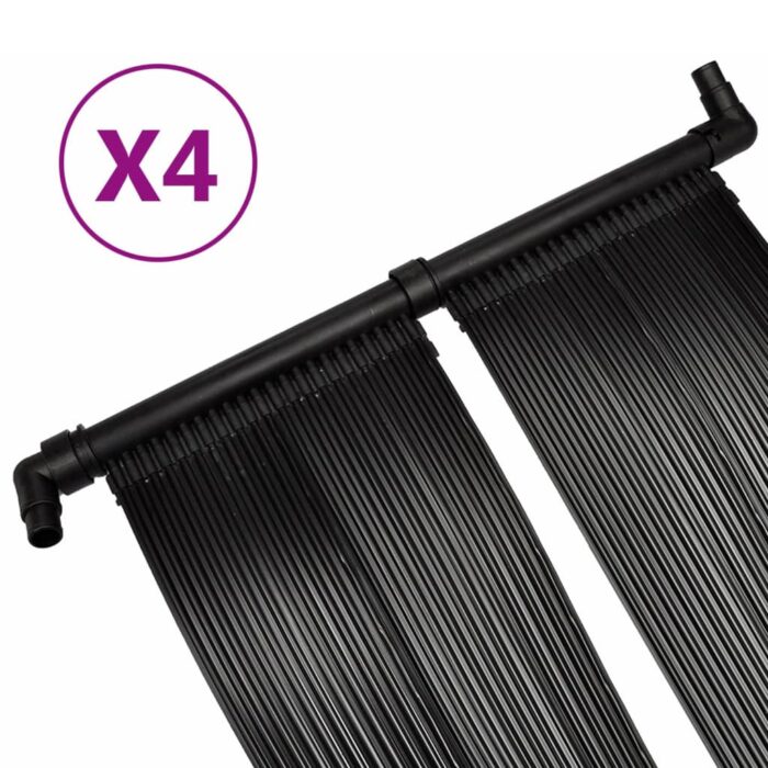 Panneaux solaires de chauffage de piscine 4 pcs 80x620 cm – Image 2