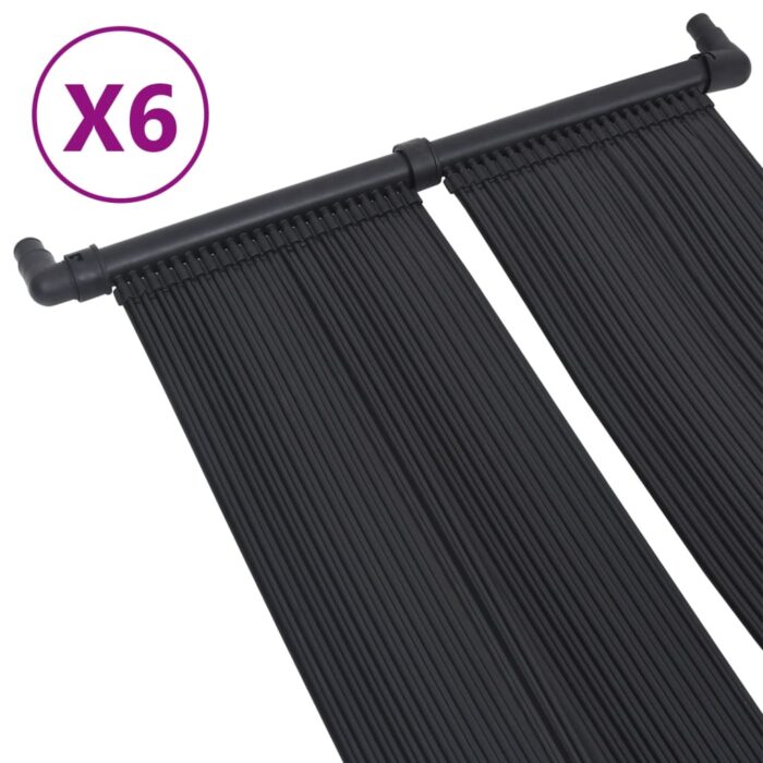 Panneaux solaires de chauffage de piscine 6 pcs 80x310 cm – Image 2