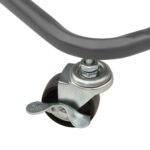 Chariot de cuisine 3 niveaux Gris 42x35x85 cm Fer et ABS – Image 4