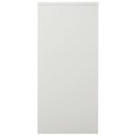 Armoire à portes coulissantes Gris clair 90x40x90 cm Acier – Image 4