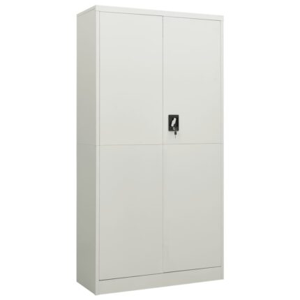 Armoire à casiers Gris clair 90x40x180 cm Acier