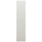 Armoire à casiers Gris clair 90x40x180 cm Acier – Image 3