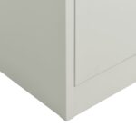 Armoire à casiers Gris clair 90x40x180 cm Acier – Image 6