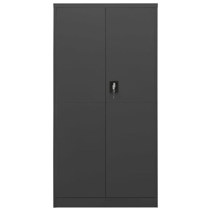 Armoire à casiers Anthracite 90x40x180 cm Acier – Image 2