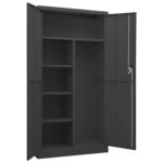 Armoire à casiers Anthracite 90x40x180 cm Acier – Image 5
