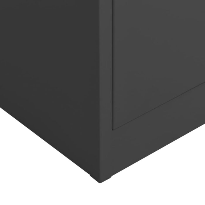 Armoire à casiers Anthracite 90x40x180 cm Acier – Image 6