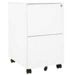 Classeur mobile Blanc 39x45x67 cm Acier