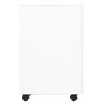 Classeur mobile Blanc 39x45x67 cm Acier – Image 3