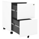 Classeur mobile Blanc 39x45x67 cm Acier – Image 5