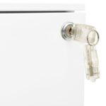 Classeur mobile Blanc 39x45x67 cm Acier – Image 7