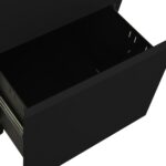 Classeur mobile Noir 39x45x67 cm Acier – Image 6