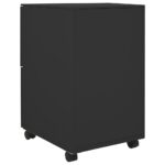Classeur mobile Anthracite 39x45x67 cm Acier – Image 4
