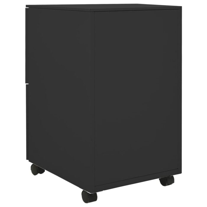 Classeur mobile Anthracite 39x45x67 cm Acier – Image 4