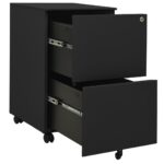 Classeur mobile Anthracite 39x45x67 cm Acier – Image 5