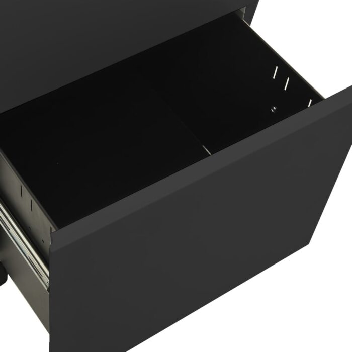 Classeur mobile Anthracite 39x45x67 cm Acier – Image 6