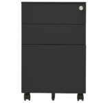 Classeur mobile Anthracite 39x45x60 cm Acier – Image 2