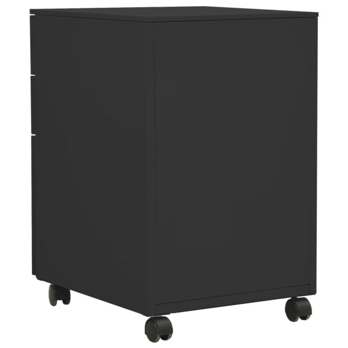 Classeur mobile Anthracite 39x45x60 cm Acier – Image 4